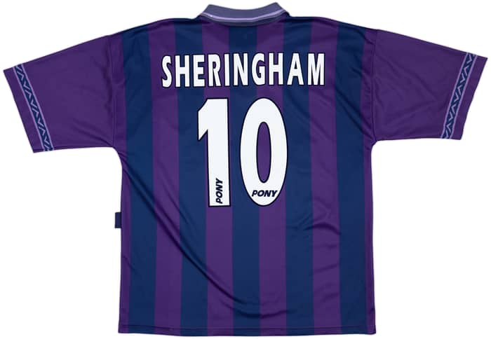 1995-97 Tottenham Away Shirt Sheringham #10 - 9/10 - (L)