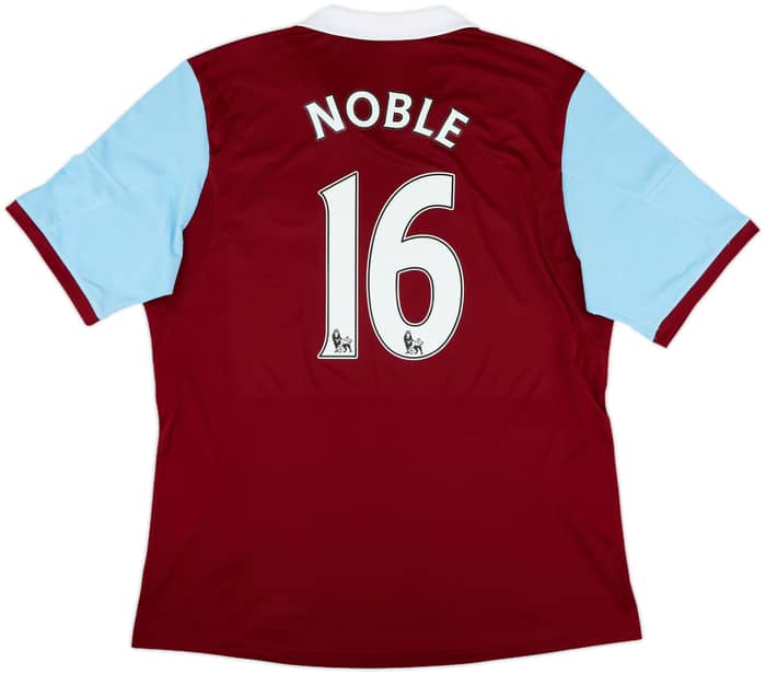 2013-14 West Ham Home Shirt Noble #16 - 8/10 - (XL)