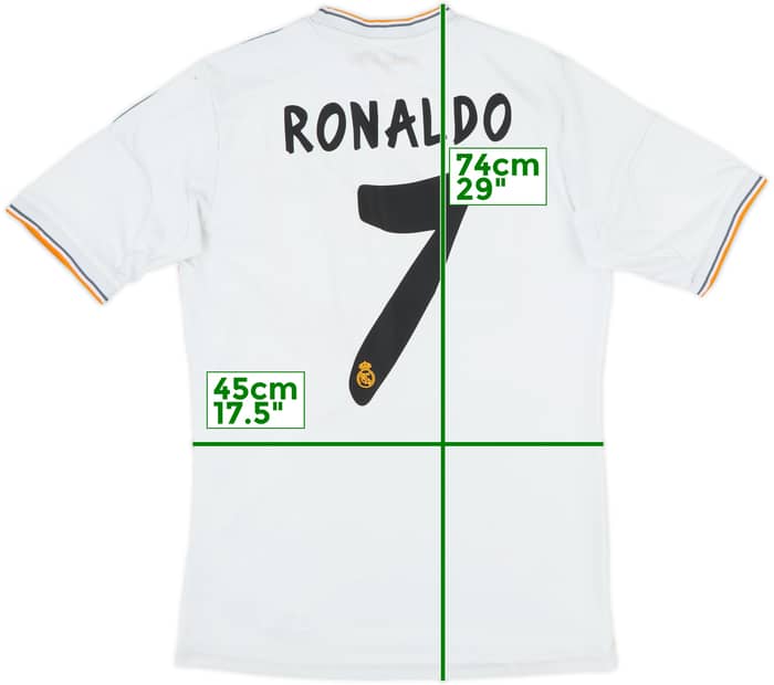 2013-14 Real Madrid Home Shirt Ronaldo #7 - 5/10 - (XL.Boys)