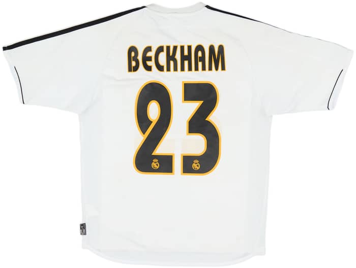 2003-04 Real Madrid Home Shirt Beckham #23 - 5/10 - (S)