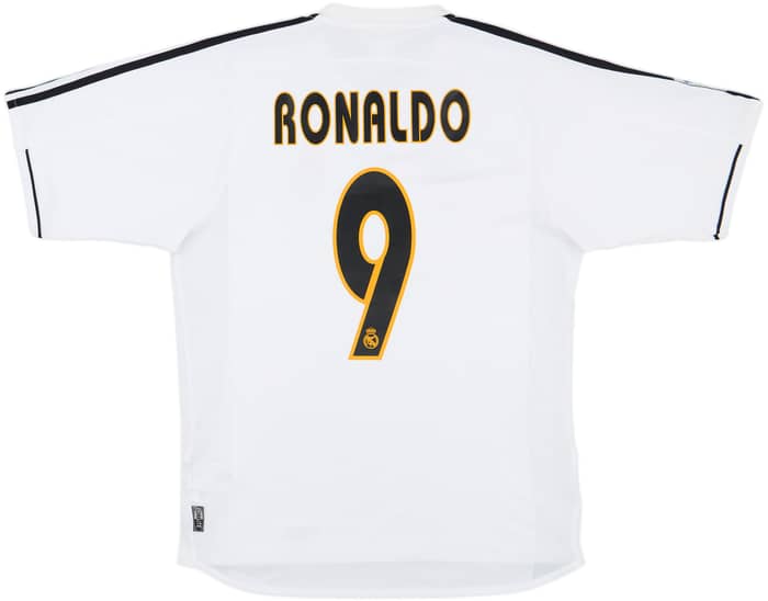 2003-04 Real Madrid Home Shirt Ronaldo #9 - 5/10 - (M)