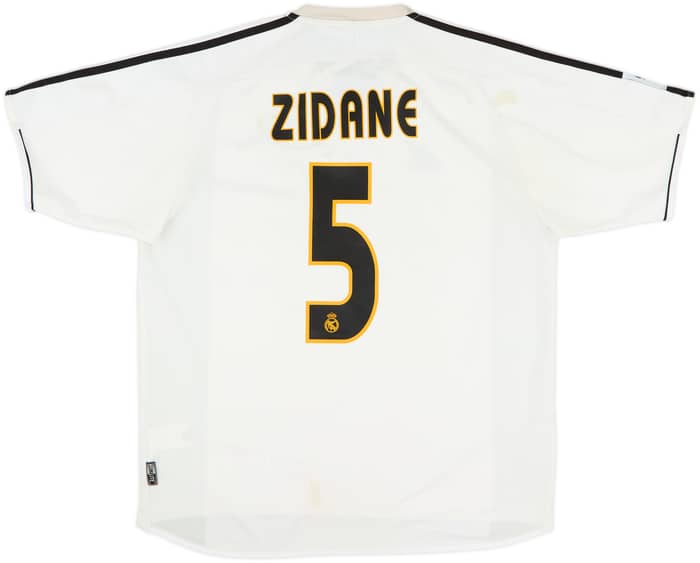 2003-04 Real Madrid Home Shirt Zidane #5 - 5/10 - (L)