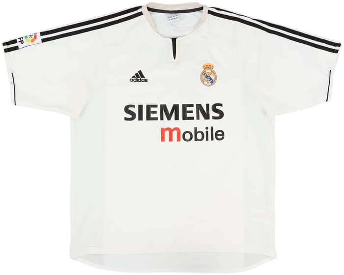 2003-04 Real Madrid Home Shirt Zidane #5 - 5/10 - (L)