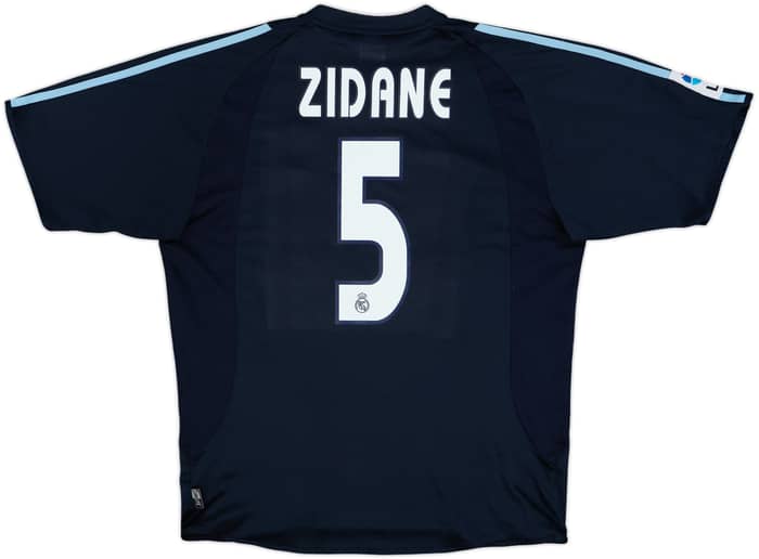 2003-04 Real Madrid Away Shirt Zidane #5 - 5/10 - (M)