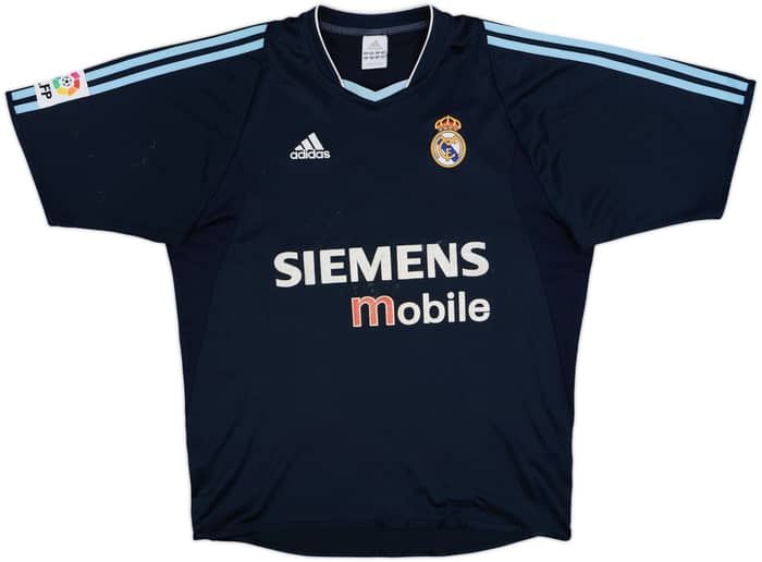 2003-04 Real Madrid Away Shirt Zidane #5 - 5/10 - (M)