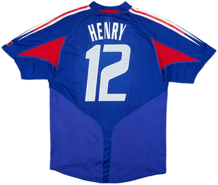 2004-06 France Home Shirt Henry #12 - 5/10 - (L)
