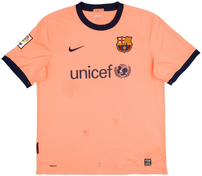 2009-10 Barcelona Away Shirt Messi #10 - 5/10 - (L)