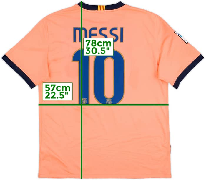 2009-10 Barcelona Away Shirt Messi #10 - 5/10 - (L)