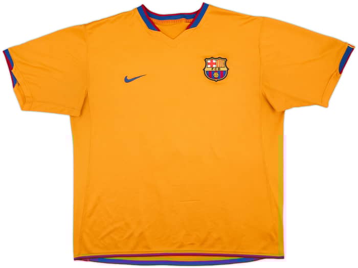 2006-08 Barcelona Away Shirt Ronaldinho #10 - 8/10 - (XL)