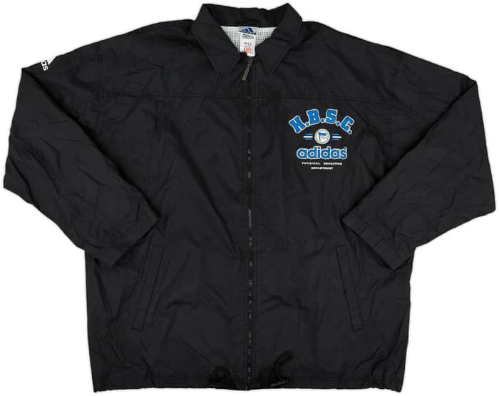 1992-93 Hertha Berlin Physical Education Department adidas Bench Coat - 7/10 - (L)