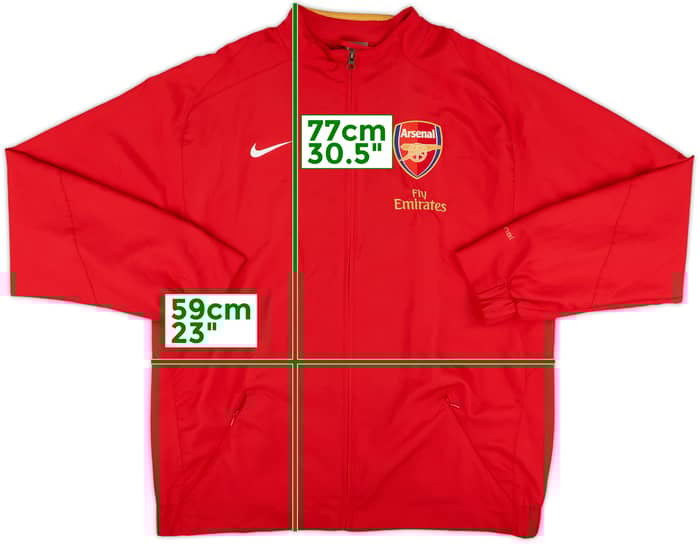2008-09 Arsenal Nike Track Jacket - 8/10 - (L)