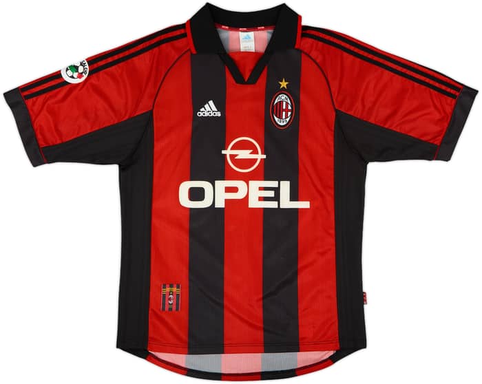 1998-00 AC Milan Home Shirt Leonardo #18 - 9/10 - (M)