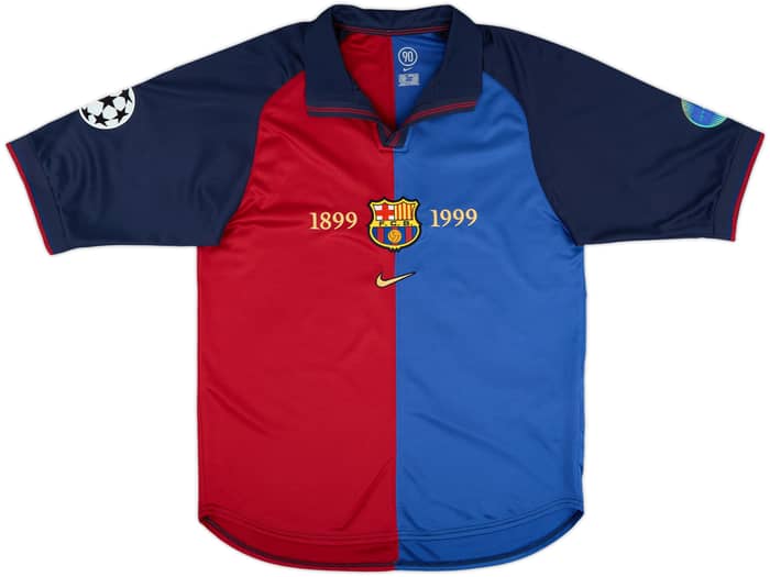 2004-05 Barcelona Nike Retro 1999-00 Shirt Rivaldo #11 - 9/10 - (M)