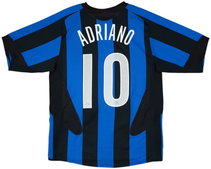 2005-06 Inter Milan Home Shirt Adriano #10 - 8/10 - (M)