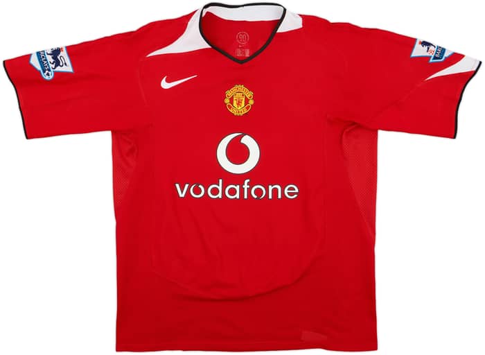 2004-06 Manchester United Home Shirt Scholes #18 - 7/10 - (L)