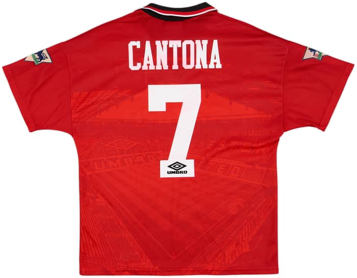 1994-96 Manchester United Home Shirt Cantona #7 - 8/10 - (M)