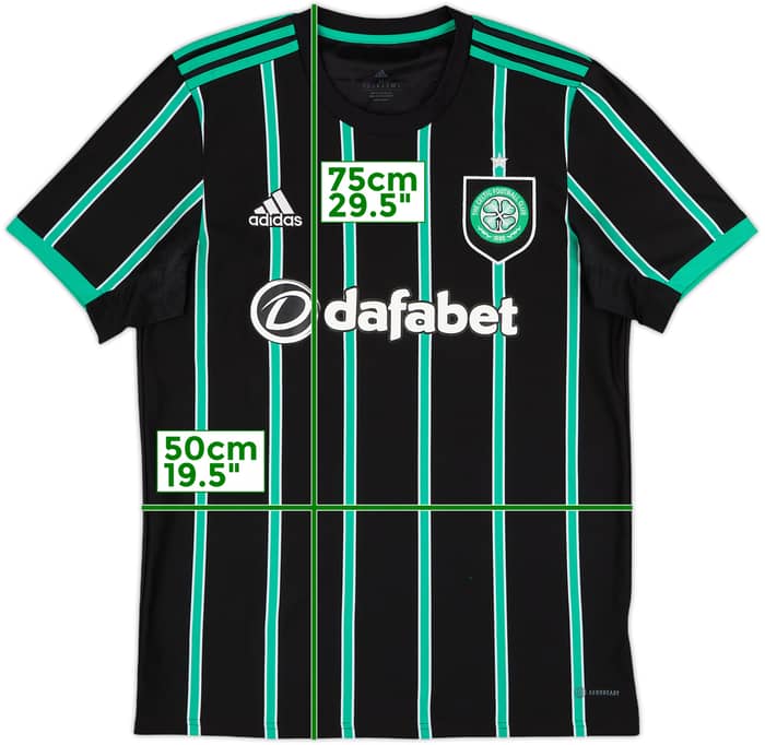 2022-23 Celtic Away Shirt - 8/10 - (M)