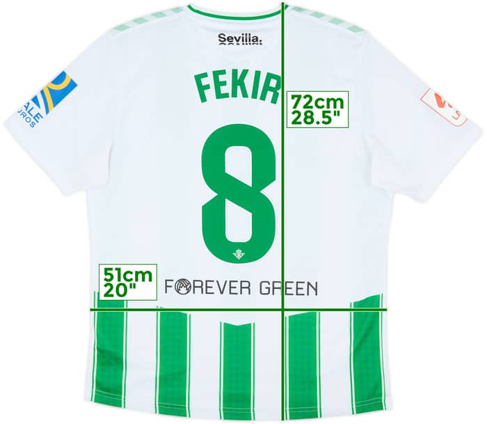 2023-24 Real Betis Home Shirt Fekir #8 - 10/10 - (L)