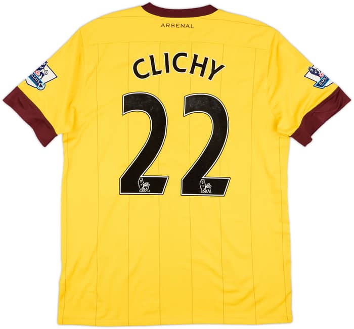 2010-13 Arsenal Away Shirt Clichy #22 - 8/10 - (L)