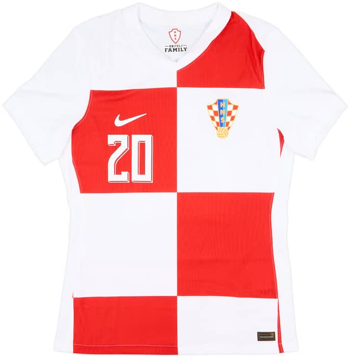 2024-26 Croatia Player Issue Home Shirt Pjaca #20 - 8/10 - (L)