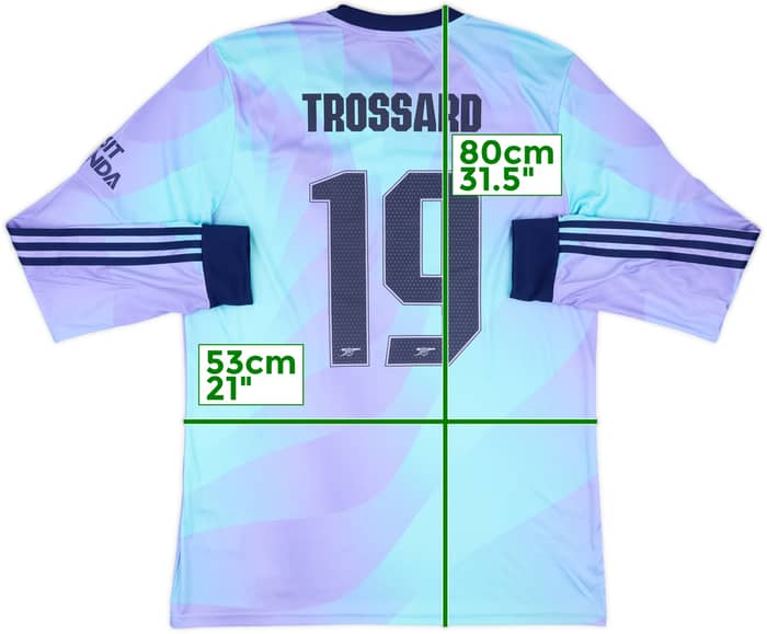 2024-25 Arsenal Third L/S Shirt Trossard #19 - 10/10 - (L)
