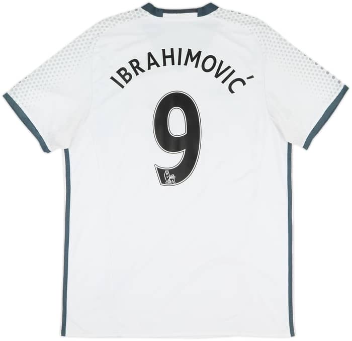 2016-17 Manchester United Third Shirt Ibrahimovic #9 - 6/10 - (XL)