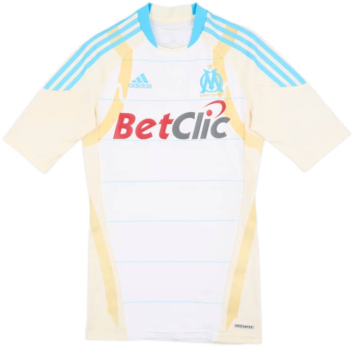 2010-11 Olympique Marseille Player Issue TechFit Home Shirt - 4/10 - (M)