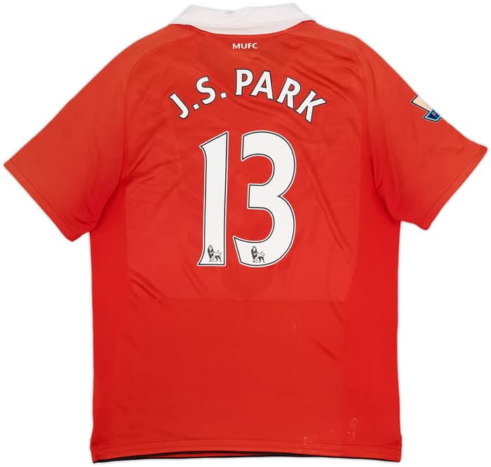 Camiseta de local del Manchester United 2010-11 J.S.Park #13 - 6/10 - (M)
