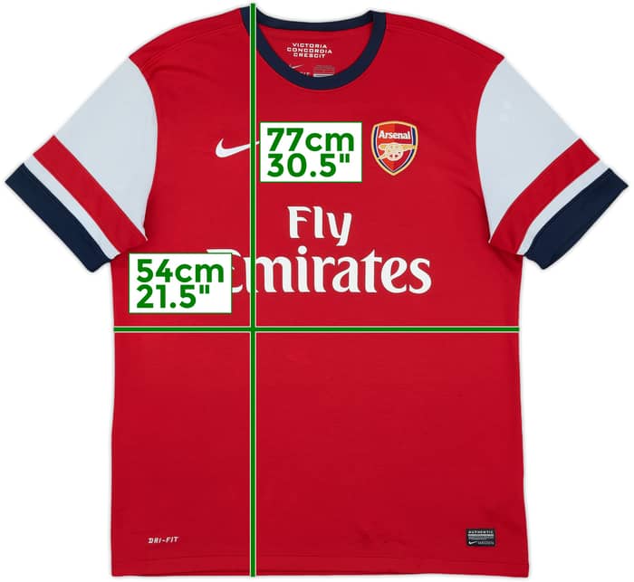 2012-14 Arsenal Home Shirt - 4/10 - (L)