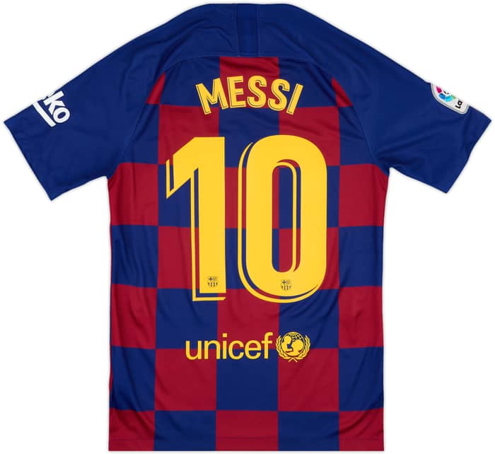 2019-20 Barcelona Home Shirt Messi #10 - 9/10 - (S)