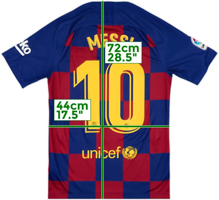 2019-20 Barcelona Home Shirt Messi #10 - 9/10 - (S)