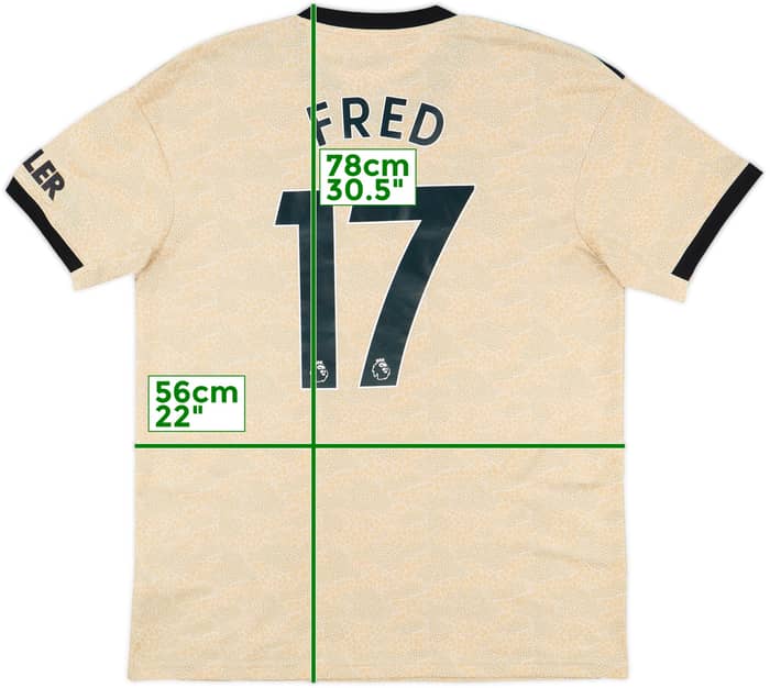 2019-20 Manchester United Away Shirt Fred #17 - 10/10 - (L)