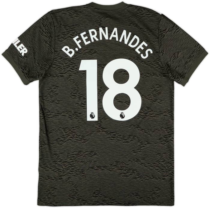 2020-21 Manchester United Away Shirt B.Fernandes #18 - 8/10 - (M)