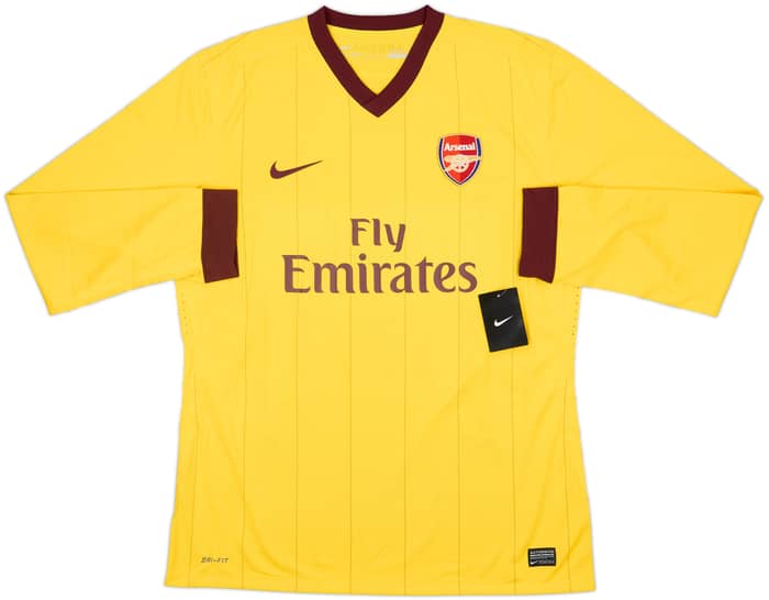 2010-13 Arsenal Player Issue Away L/S Shirt Fabregas #4 (XL)