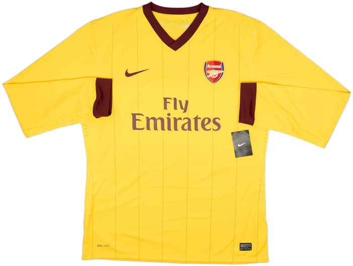2010-13 Arsenal Player Issue Away L/S Shirt S.Cazorla #19 (XL)