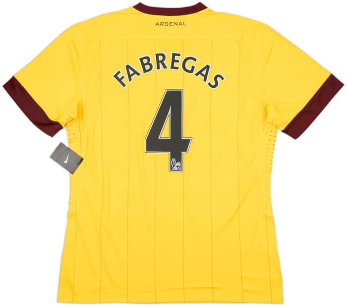 2010-13 Arsenal Player Issue Away Shirt Fabregas #4 (XL)