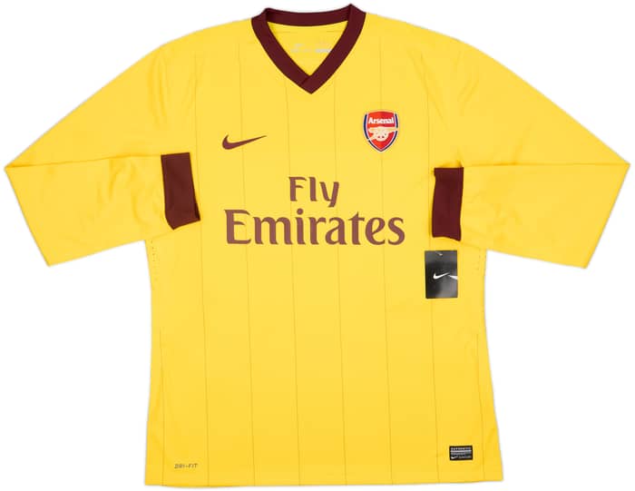 2010-13 Arsenal Player Issue Away L/S Shirt Fabregas #4 (XL)