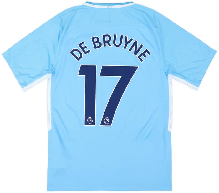 2017-18 Manchester City Home Shirt De Bruyne #17 (S)