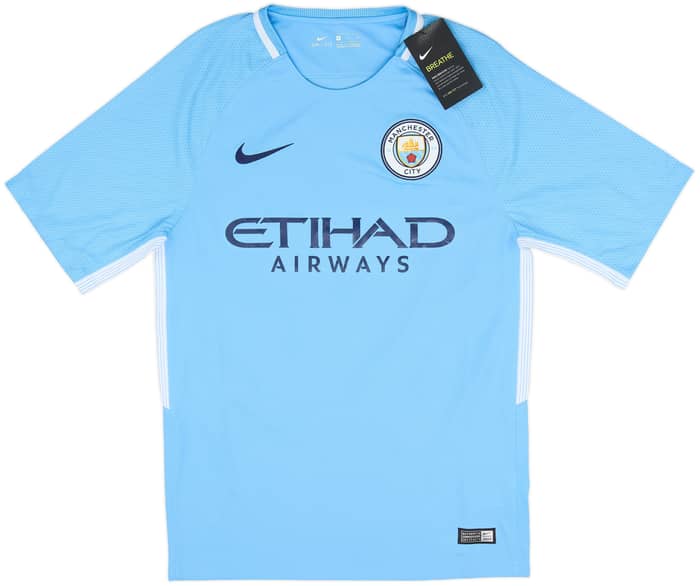 2017-18 Manchester City Home Shirt Kompany #4 (S)