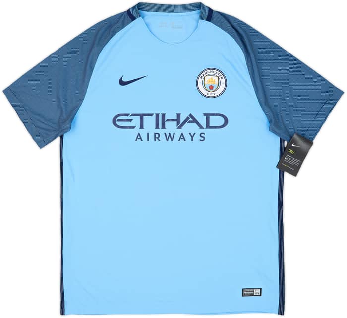 2016-17 Manchester City Home Shirt Toure Yaya #42 (L)