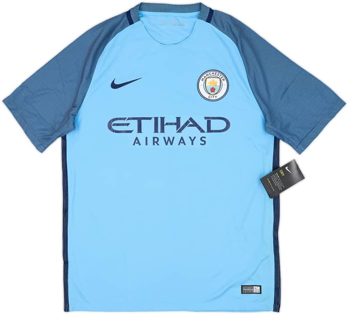 2016-17 Manchester City Home Shirt Toure Yaya #42 (M)