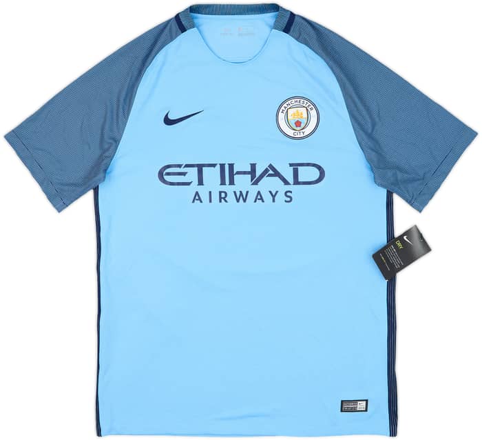 2016-17 Manchester City Home Shirt Silva #21 (M)
