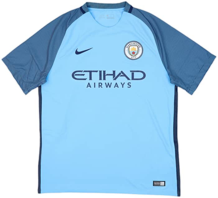 2016-17 Manchester City Home Shirt Silva #21 (L)