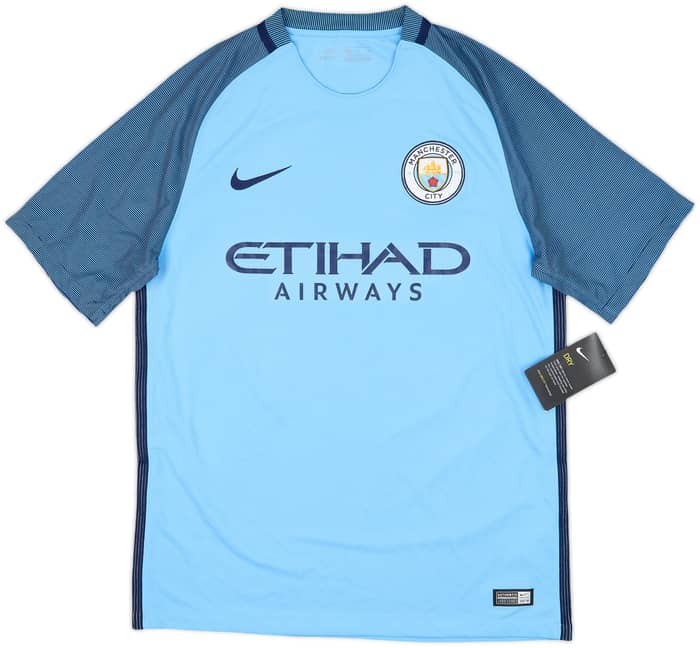 2016-17 Manchester City Home Shirt Silva #21 (M)