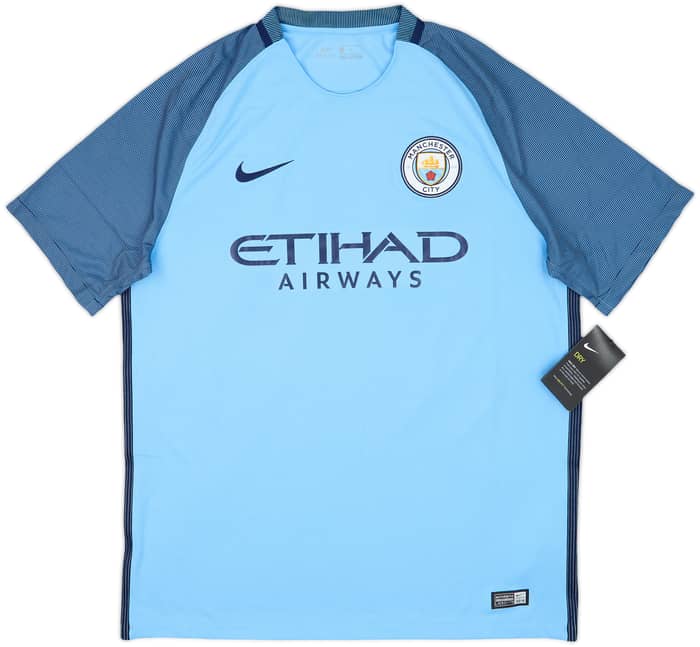 2016-17 Manchester City Home Shirt DeBruyne #17 (L)