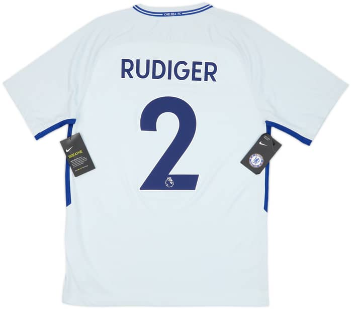 2017-18 Chelsea Away Shirt Rudiger #2 (M)