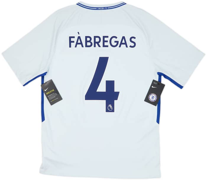 2017-18 Chelsea Away Shirt Fabregas #4 (M)