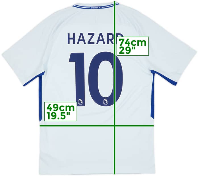 2017-18 Chelsea Away Shirt Hazard #10 (M)