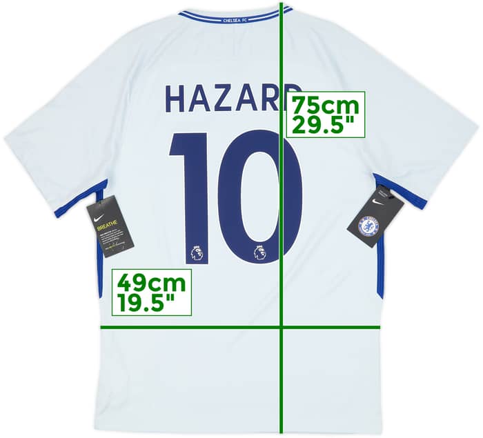 2017-18 Chelsea Away Shirt Hazard #10 (M)