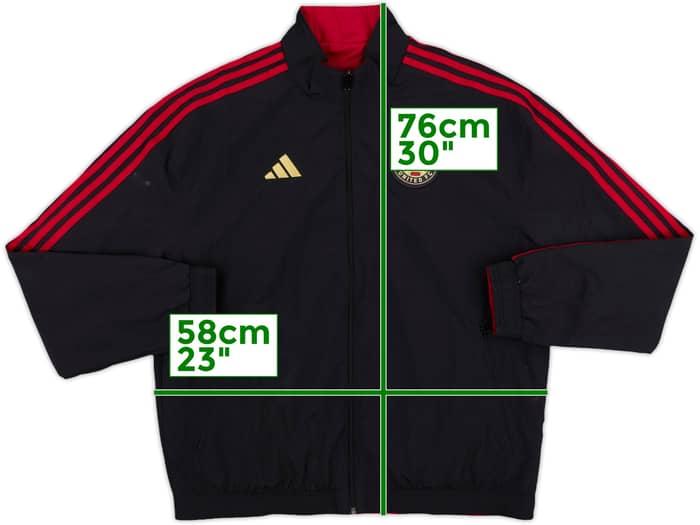 2023-24 Atlanta United adidas Reversible Track Jacket - 8/10 - (XL)